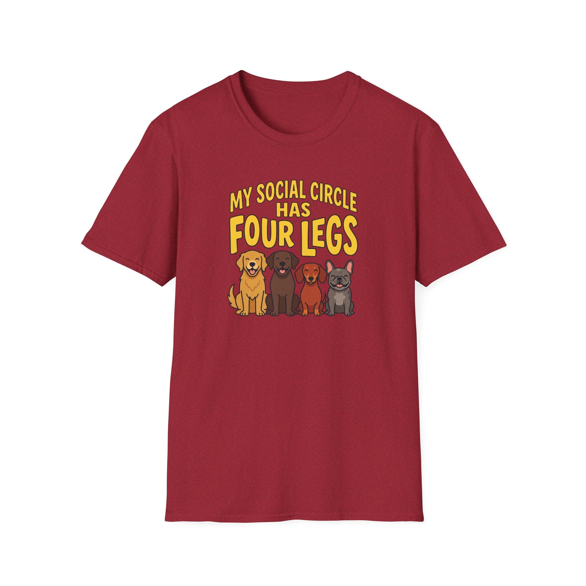 My Social Circle Has Four Legs T-Shirt