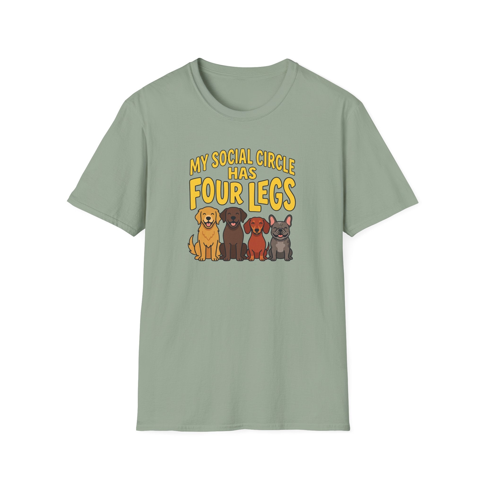 My Social Circle Has Four Legs T-Shirt