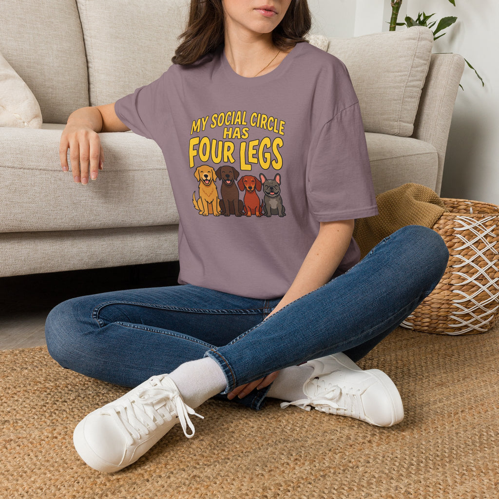 My Social Circle Has Four Legs T-Shirt