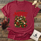 On The Naughty List (Cat) T-Shirt
