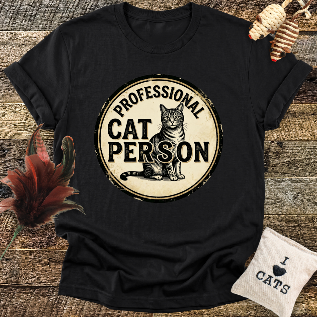 Professional Cat Person T-Shirt