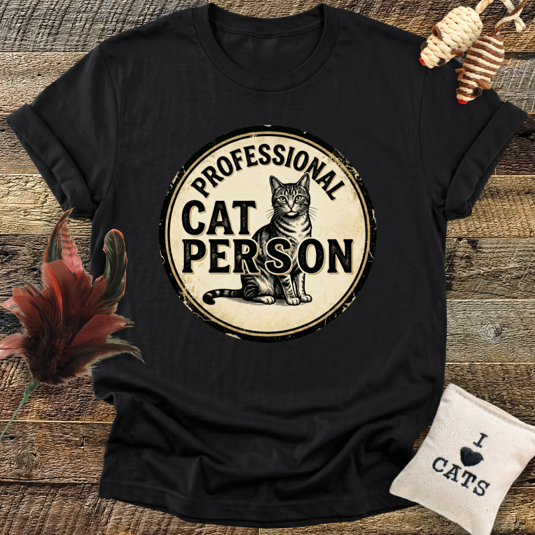 Professional Cat Person T-Shirt