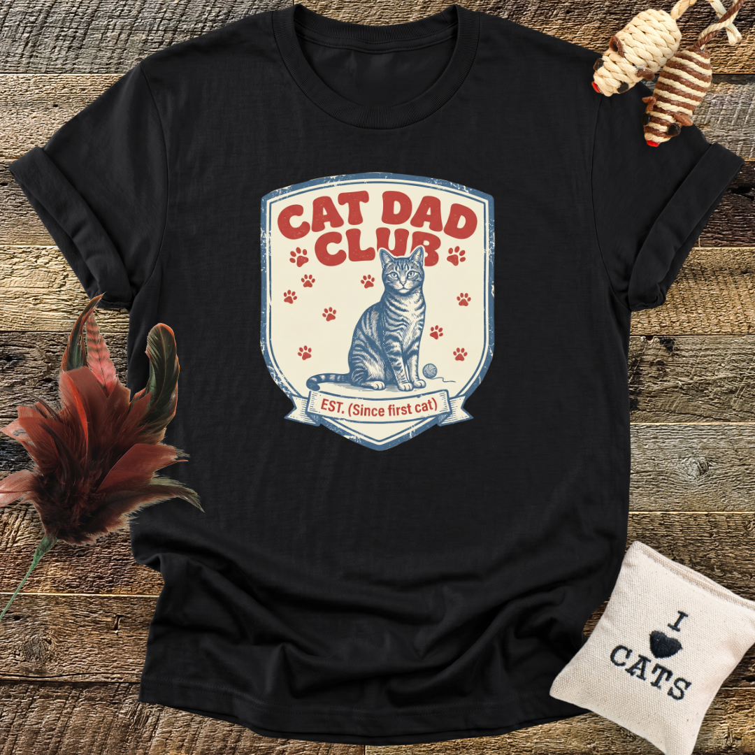 Cat Dad Club T-Shirt