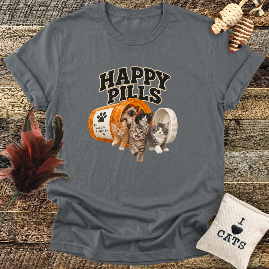 Happy Pills (Cats) T-Shirt