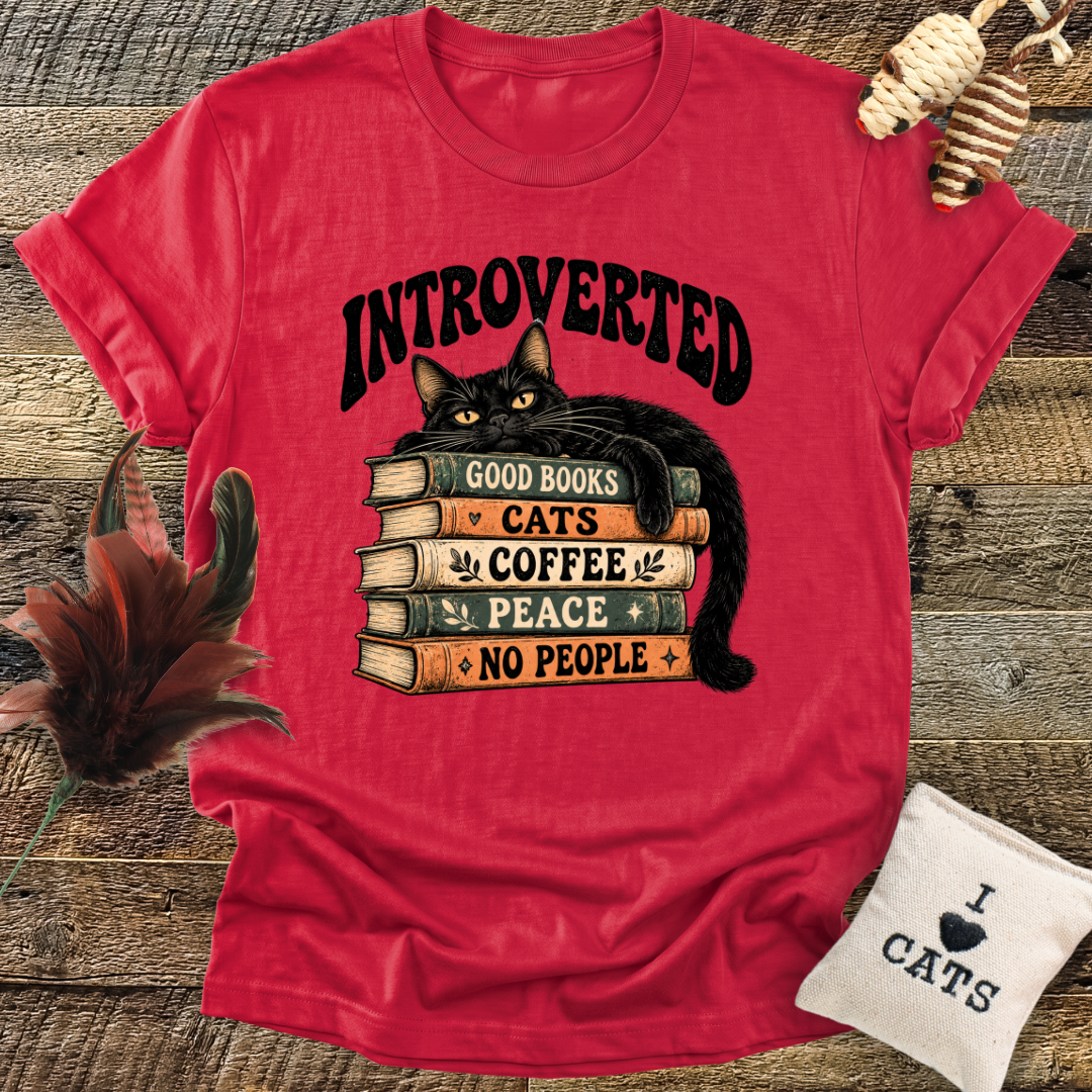 Introverted Cat T-Shirt
