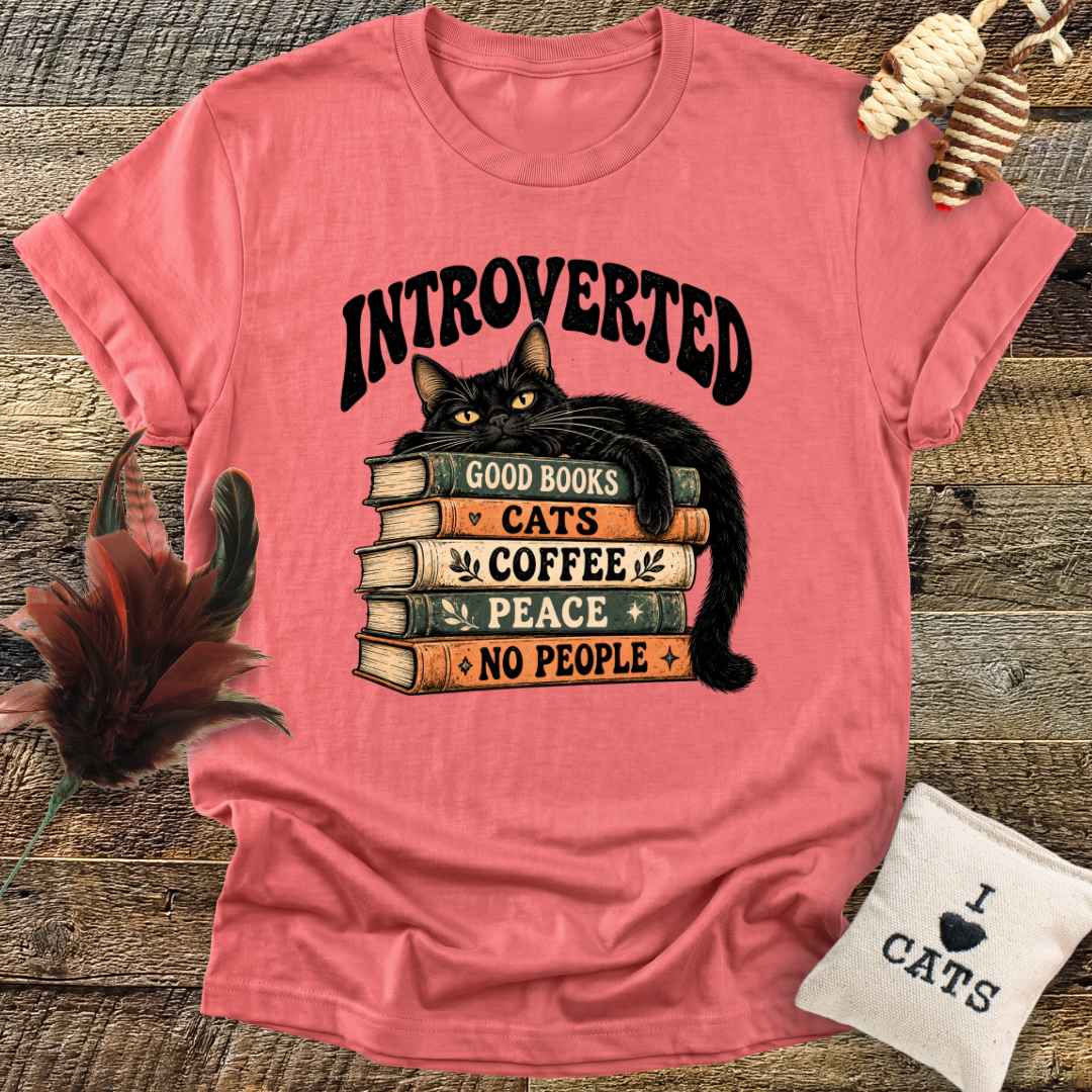 Introverted Cat T-Shirt