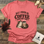 All I Need Is Coffee And My Cat T-Shirt