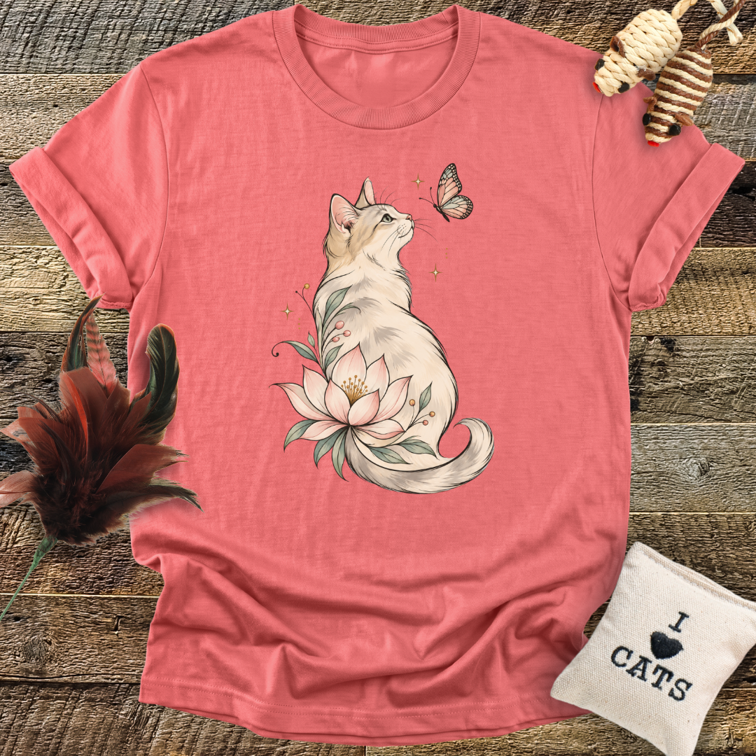Lotus Cat T-Shirt
