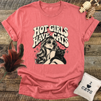 Hot Girls Have Cats T-Shirt