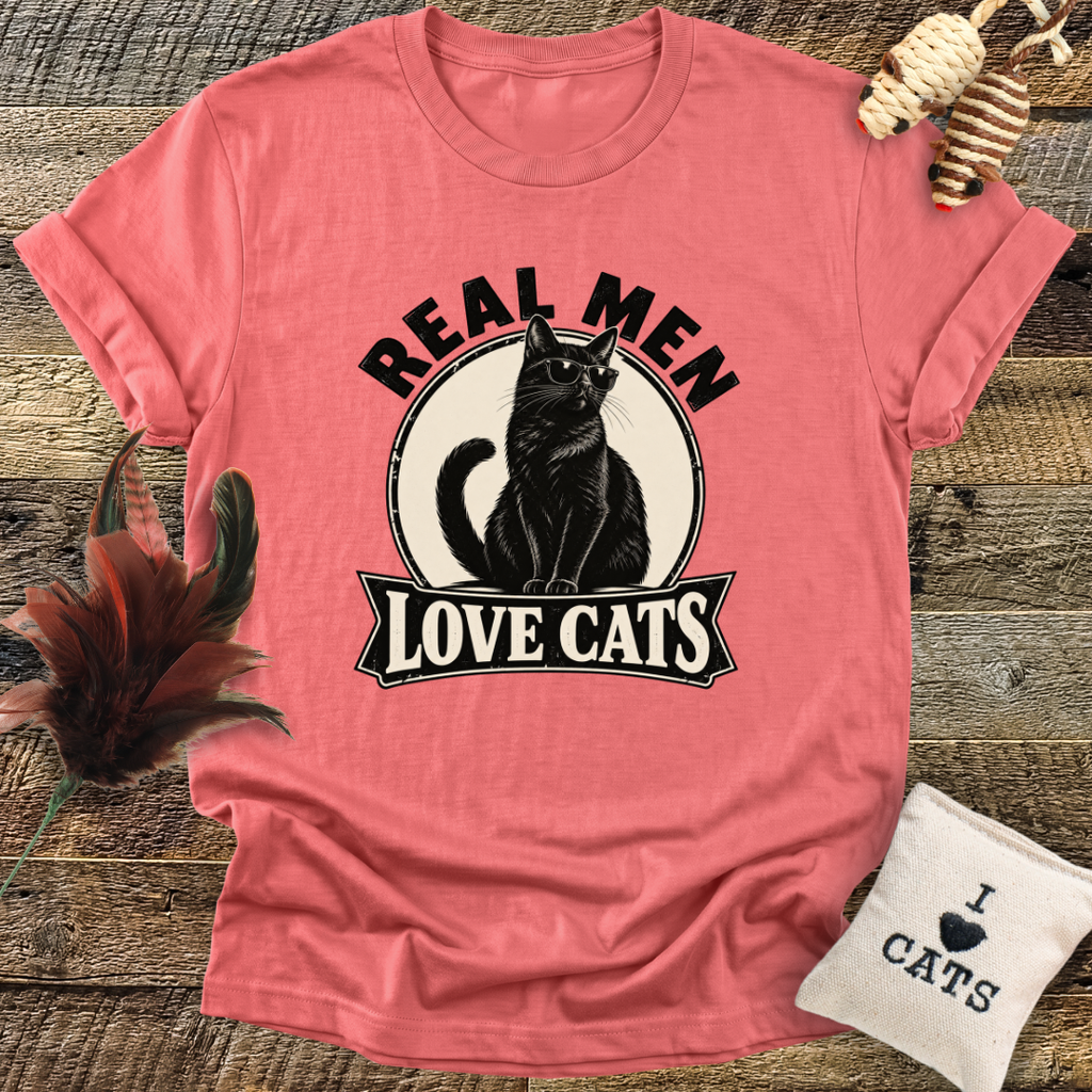 Real Men Love Cats T-Shirt
