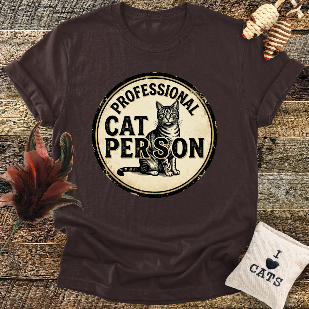 Professional Cat Person T-Shirt