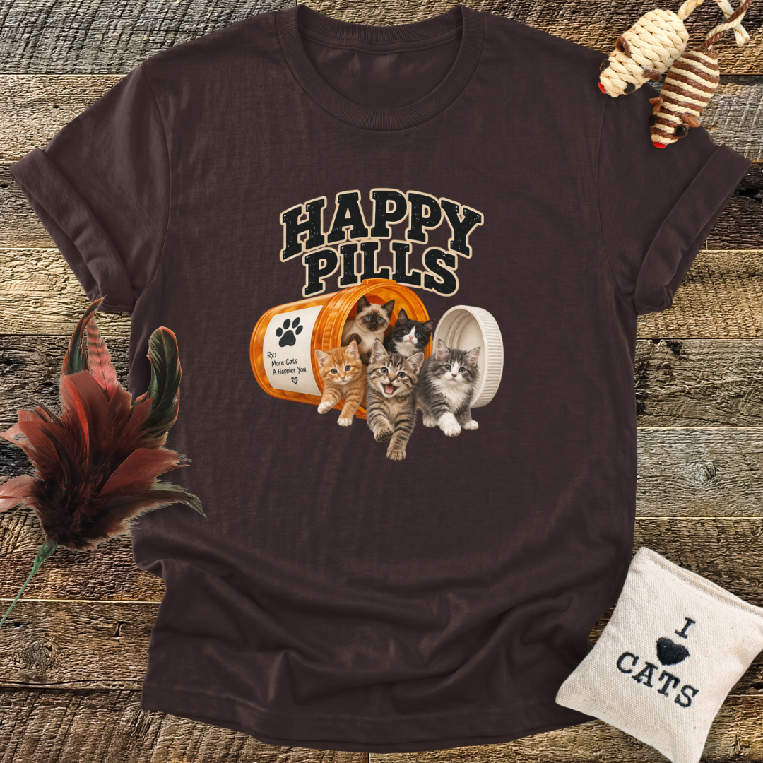 Happy Pills (Cats) T-Shirt