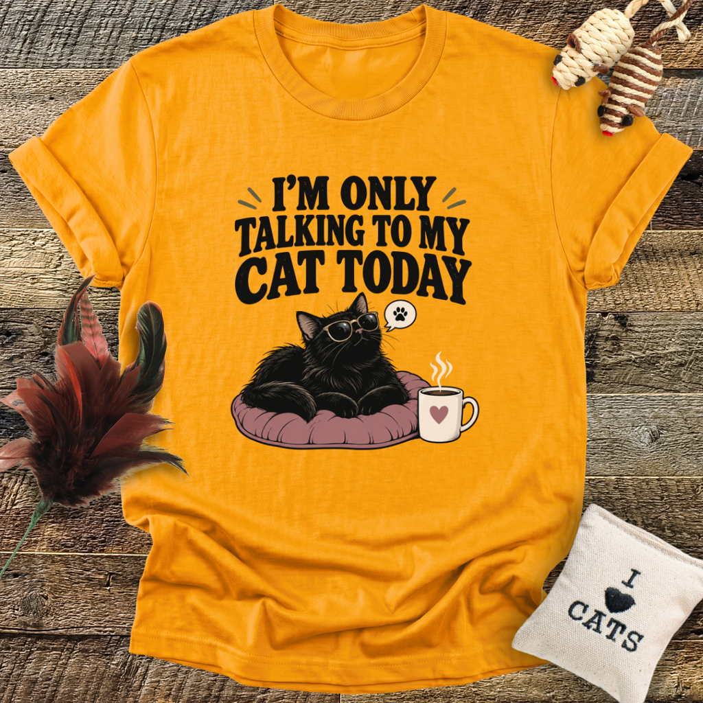 I'm Only Talking To My Cat Today T-Shirt