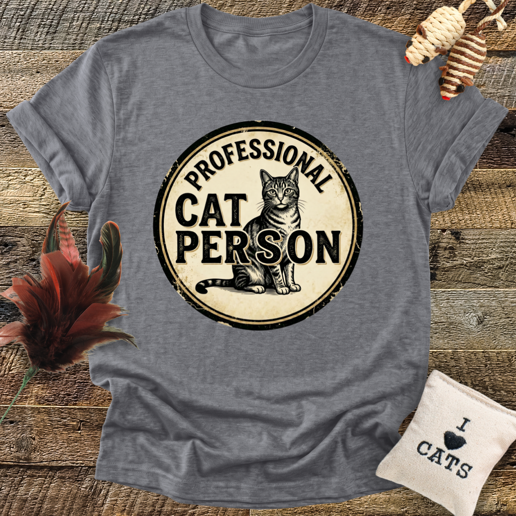 Professional Cat Person T-Shirt