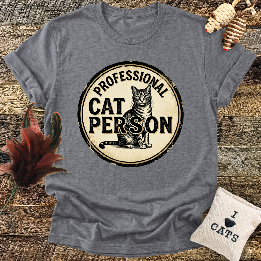 Professional Cat Person T-Shirt