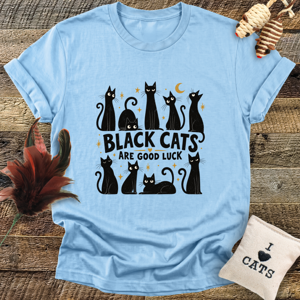 Black Cats Are Good Luck T-Shirt
