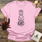 Certified Cat Servant With Crown T-Shirt