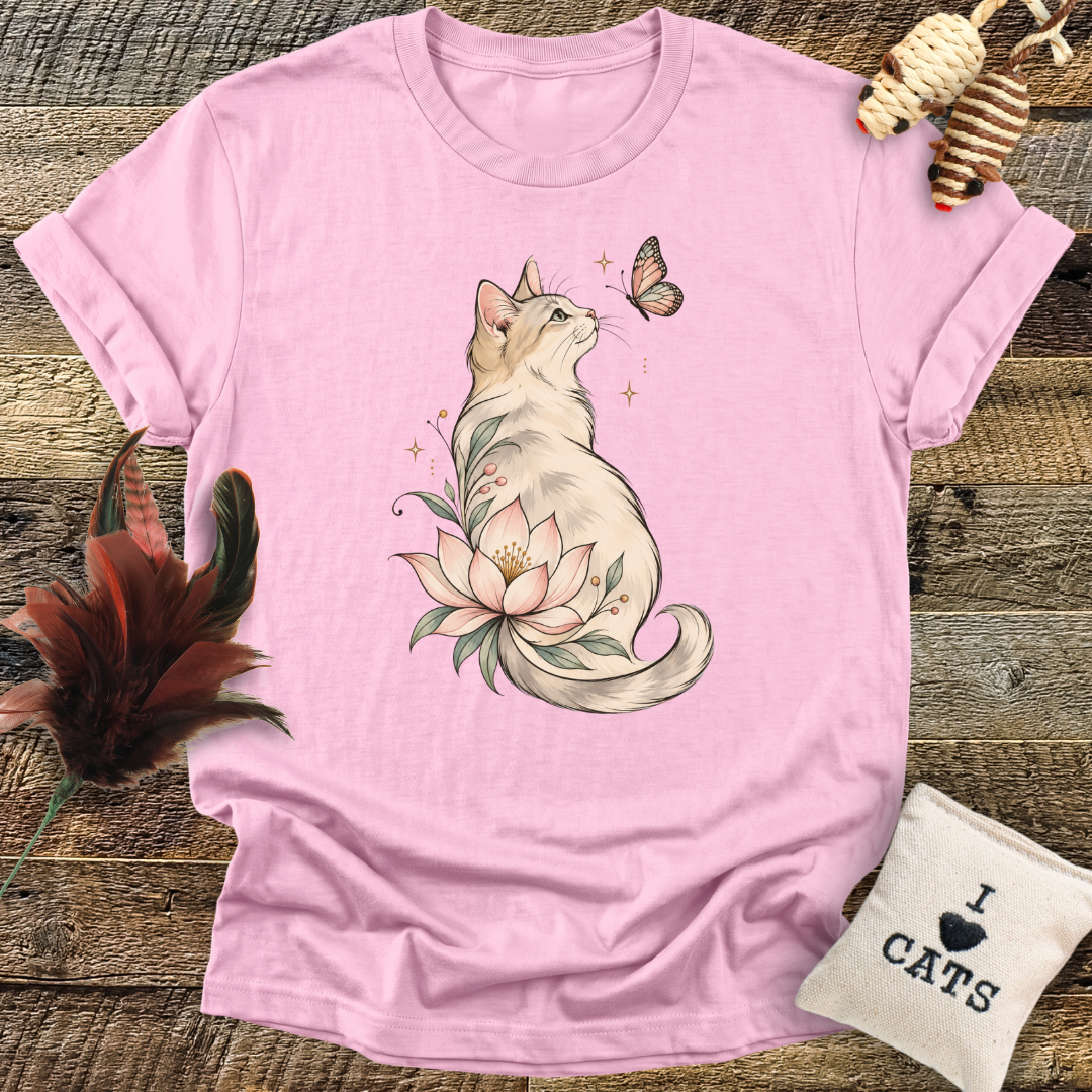 Lotus Cat T-Shirt