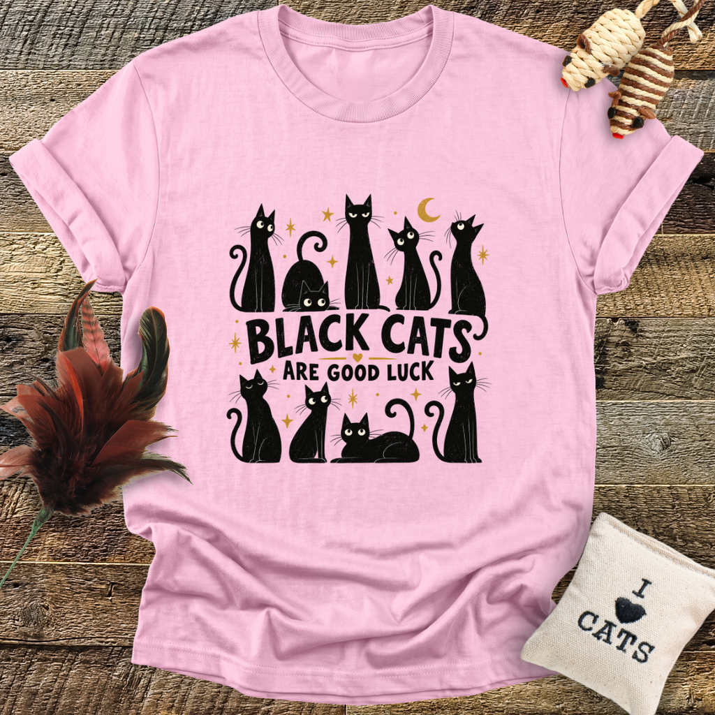 Black Cats Are Good Luck T-Shirt