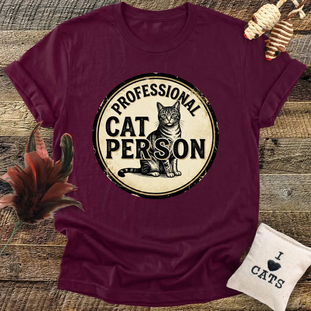 Professional Cat Person T-Shirt