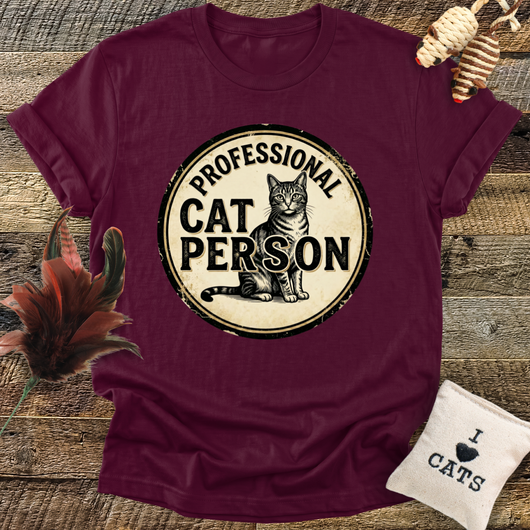 Professional Cat Person T-Shirt
