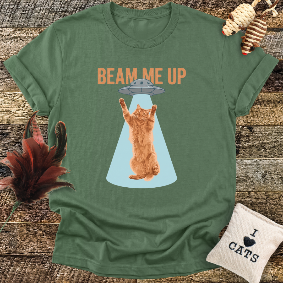Beam Me Up (Cat) T-Shirt