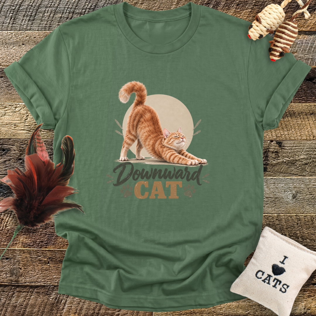 Downward Cat T-Shirt