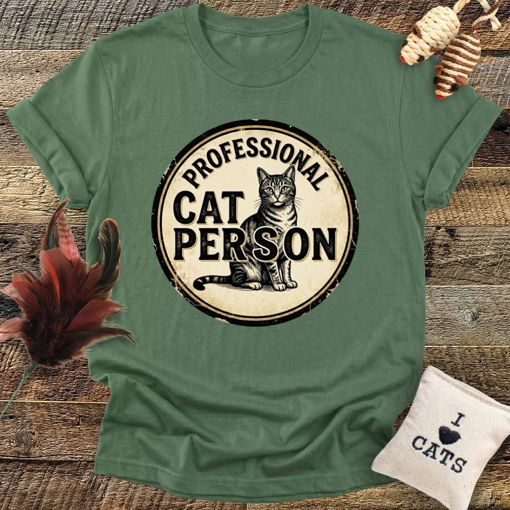 Professional Cat Person T-Shirt