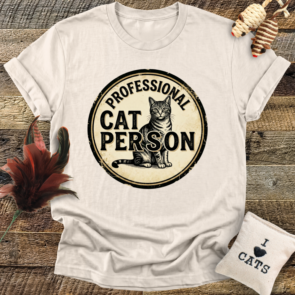 Professional Cat Person T-Shirt