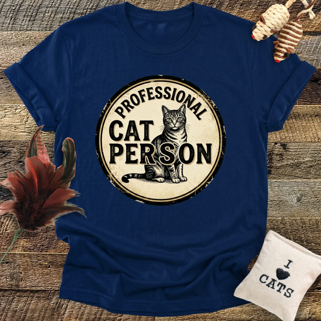 Professional Cat Person T-Shirt