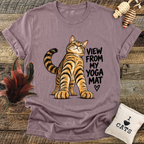 View From My Yoga Mat (Cat) T-Shirt