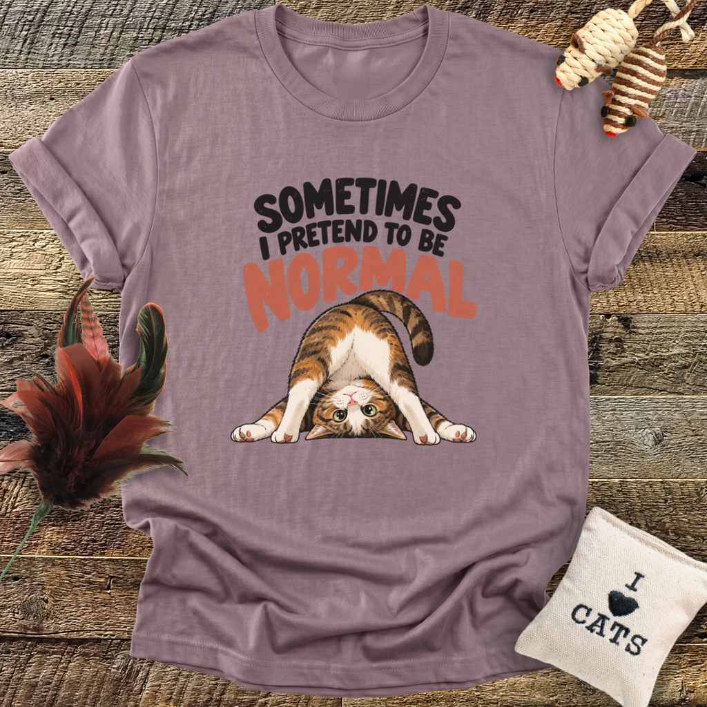 Sometimes I Pretend To Be Normal (Cats) T-Shirt