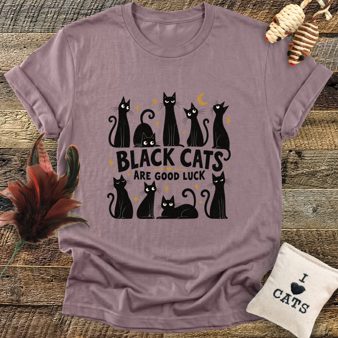 Black Cats Are Good Luck T-Shirt