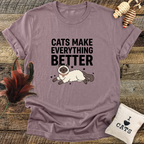 Cats Make Everything Better T-Shirt