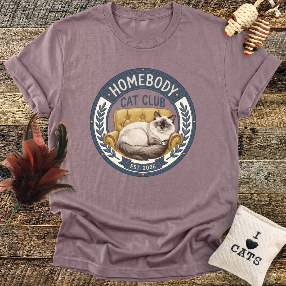 Homebody Cat Club T-Shirt