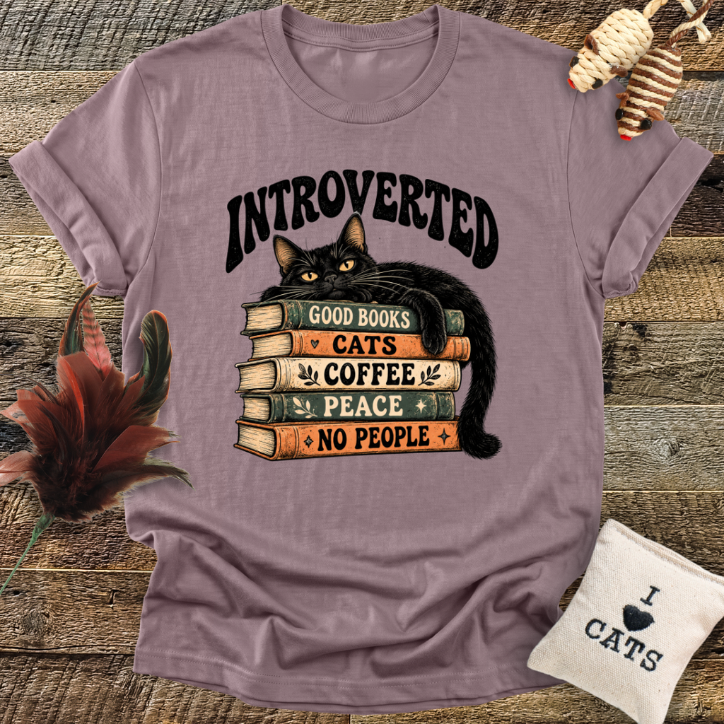 Introverted Cat T-Shirt