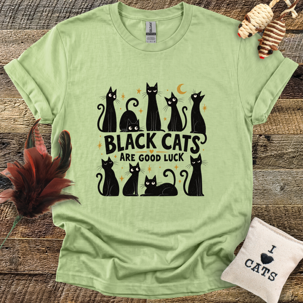 Black Cats Are Good Luck T-Shirt
