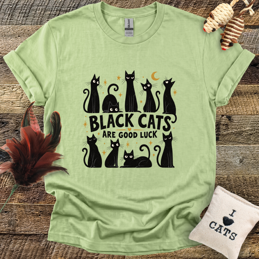 Black Cats Are Good Luck T-Shirt