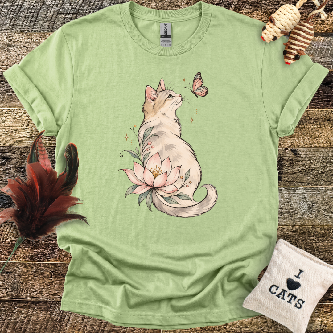 Lotus Cat T-Shirt
