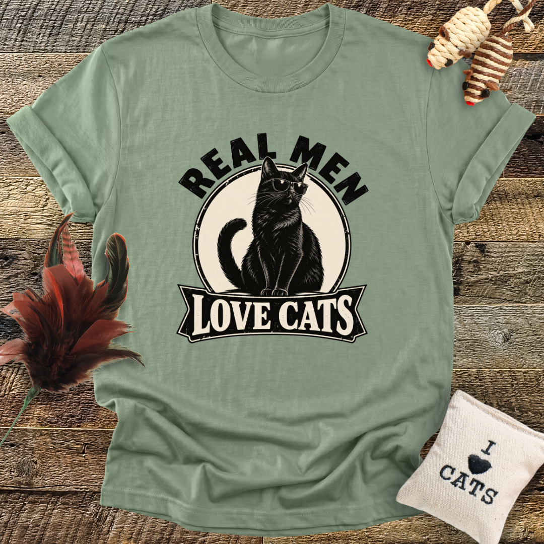 Real Men Love Cats T-Shirt