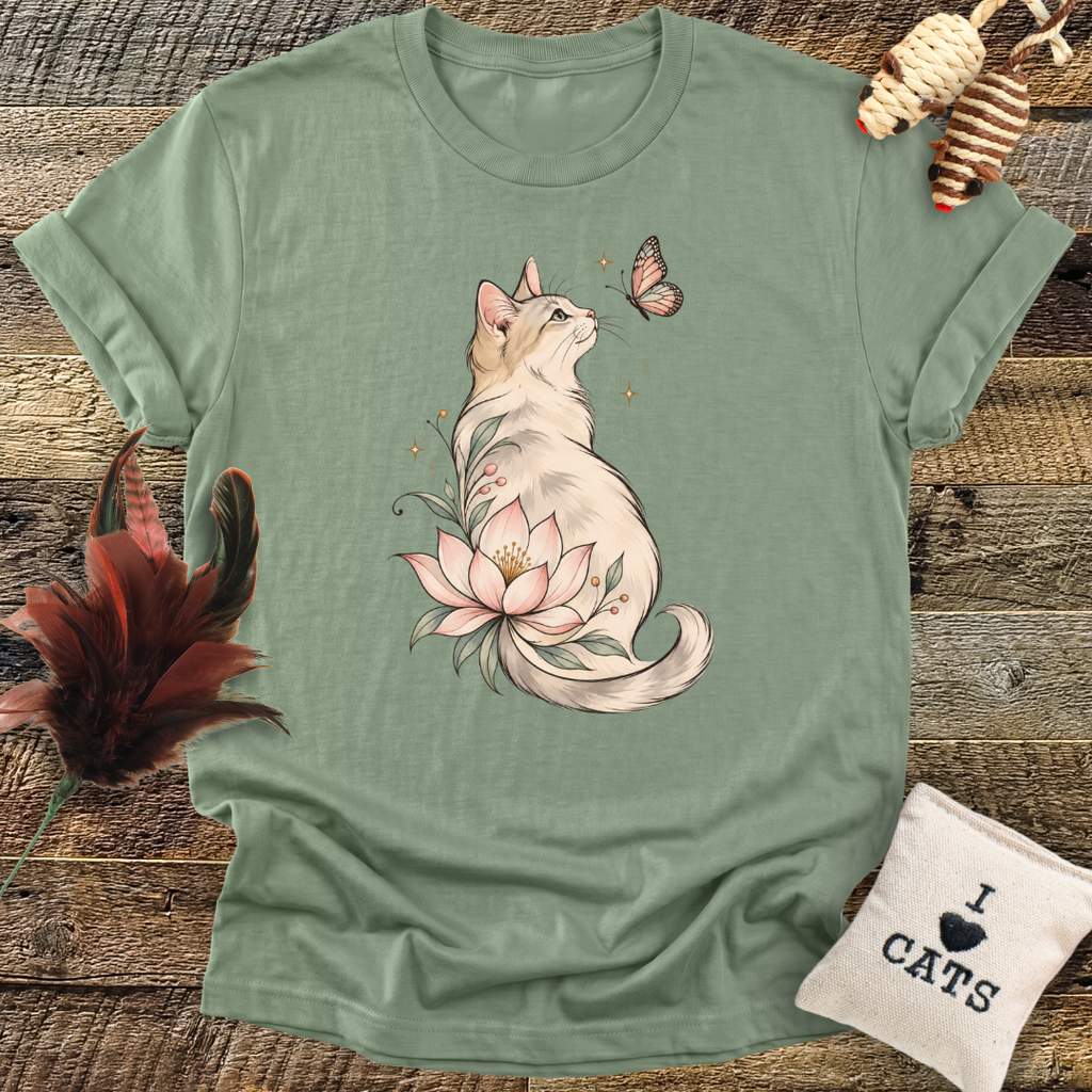 Lotus Cat T-Shirt