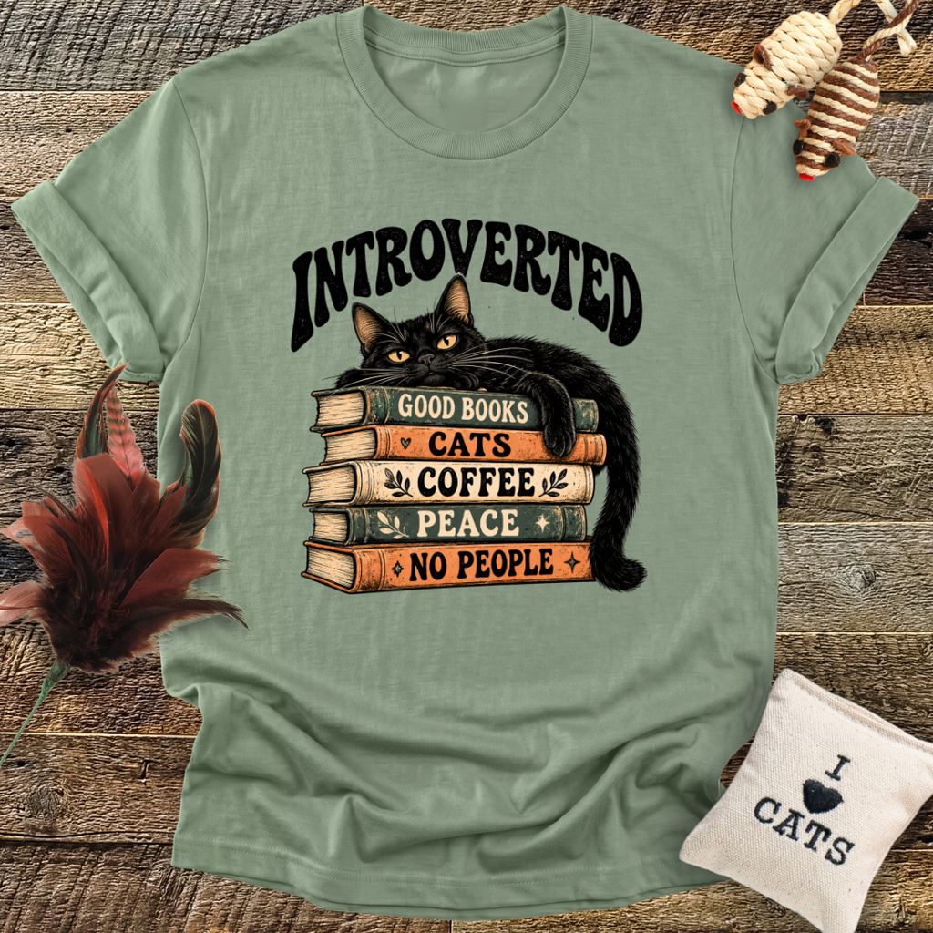 Introverted Cat T-Shirt