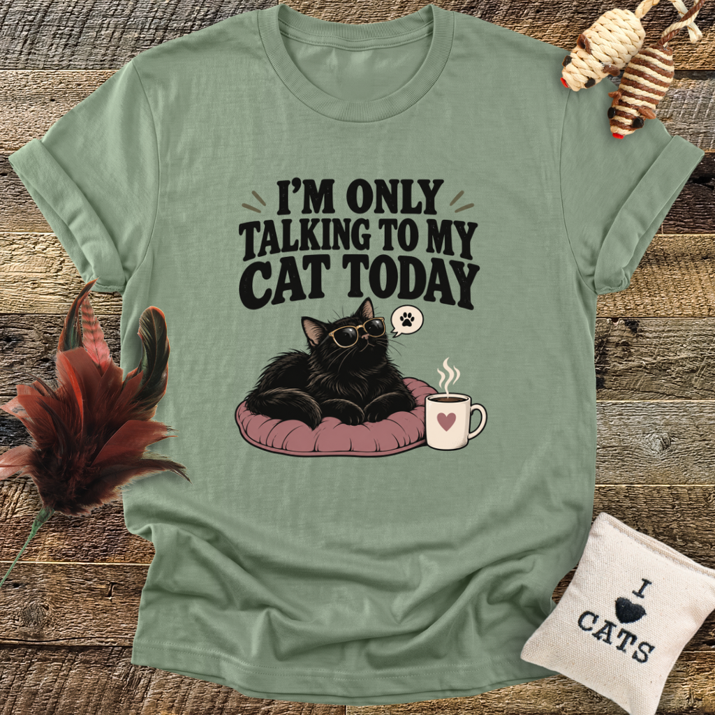 I'm Only Talking To My Cat Today T-Shirt