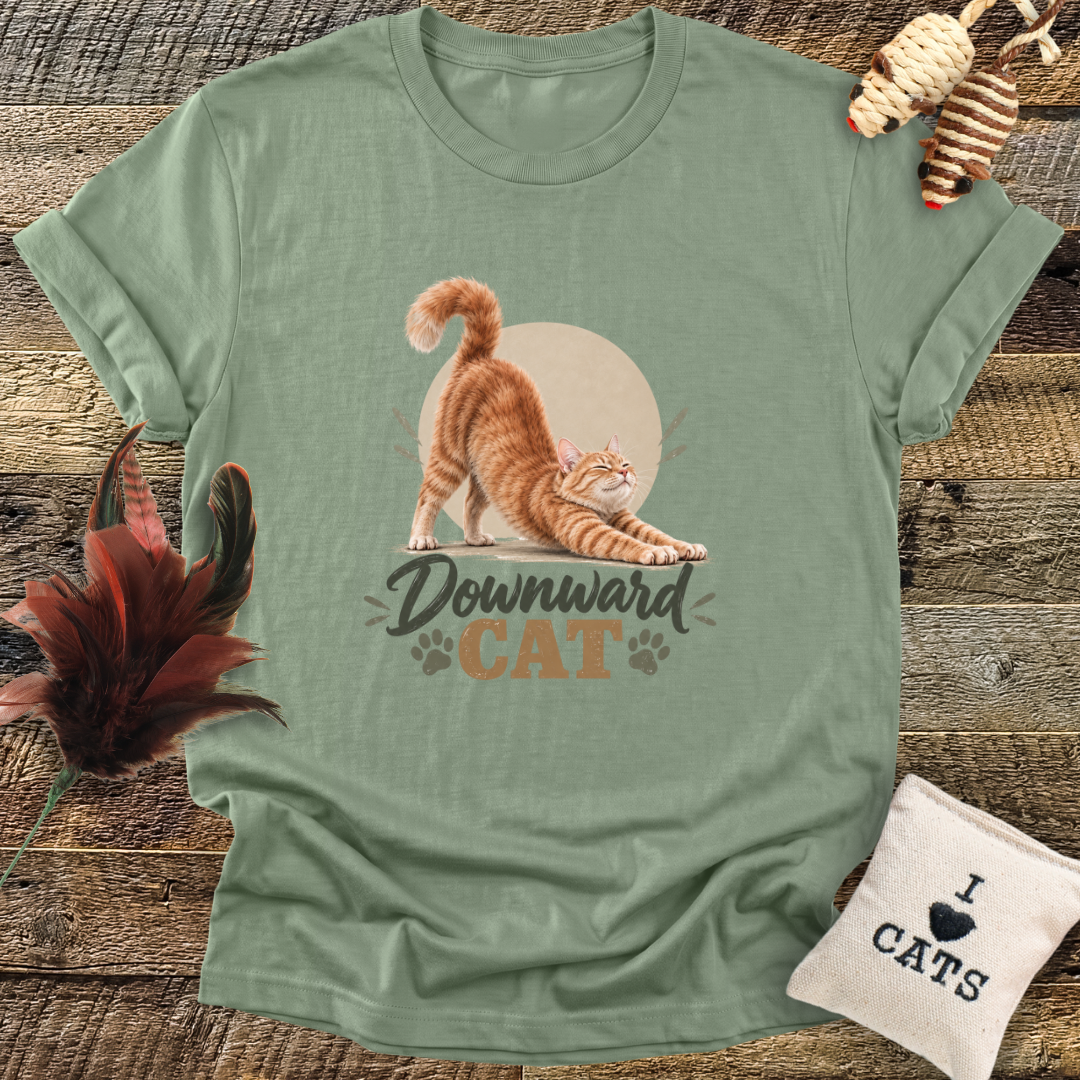 Downward Cat T-Shirt