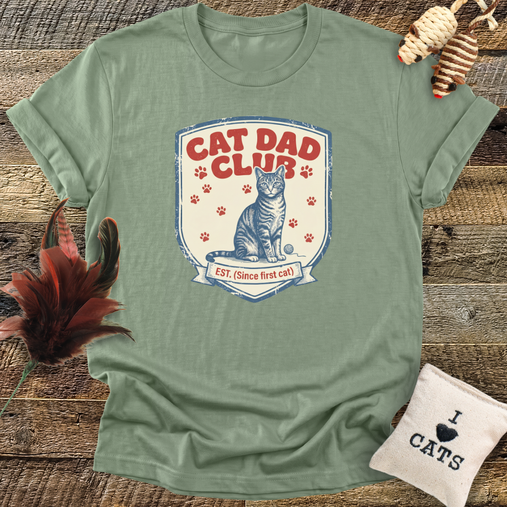 Cat Dad Club T-Shirt