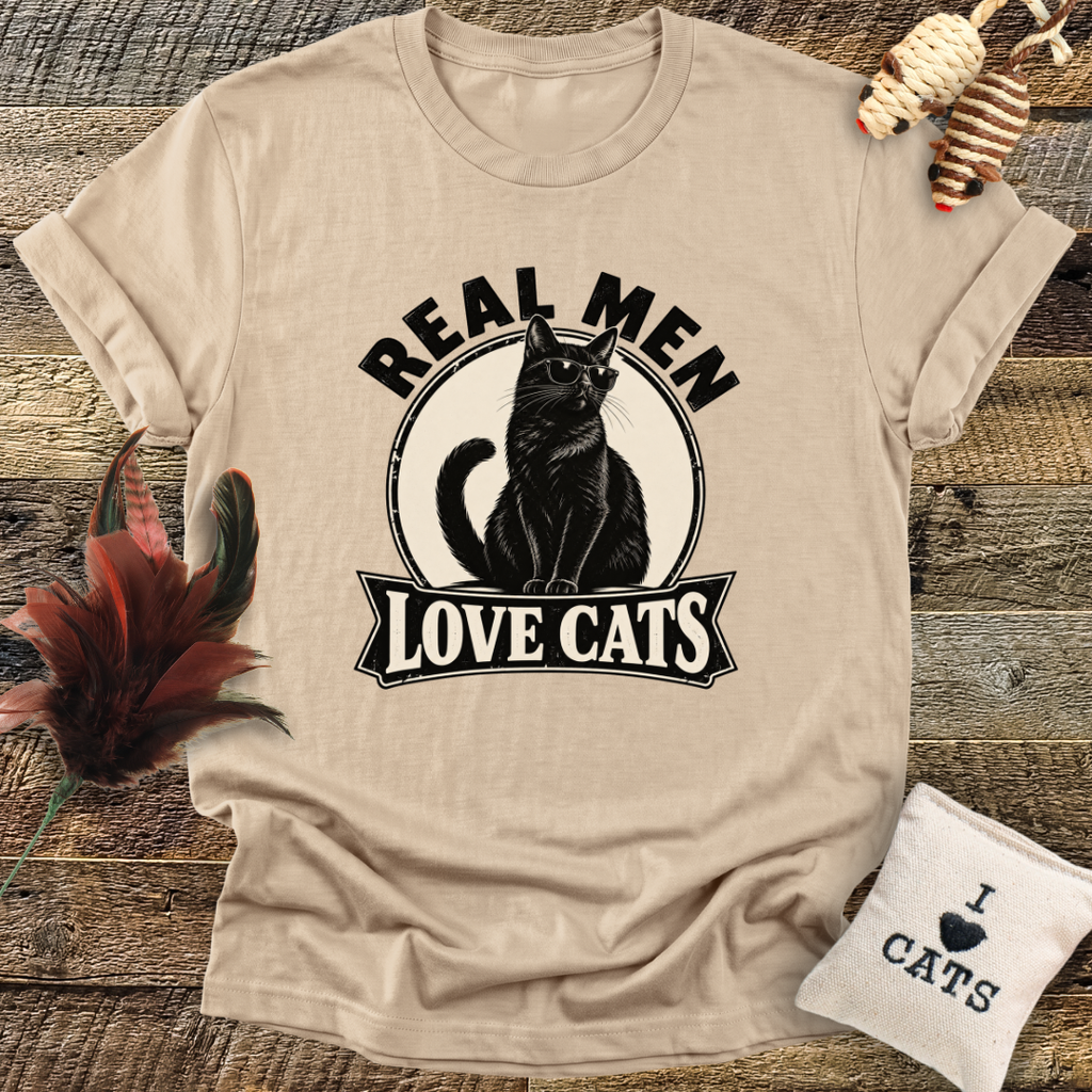 Real Men Love Cats T-Shirt