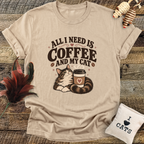 All I Need Is Coffee And My Cat T-Shirt