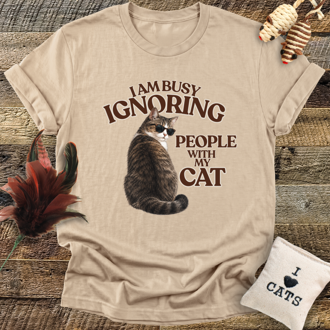 Ignoring People (Cats) T-Shirt