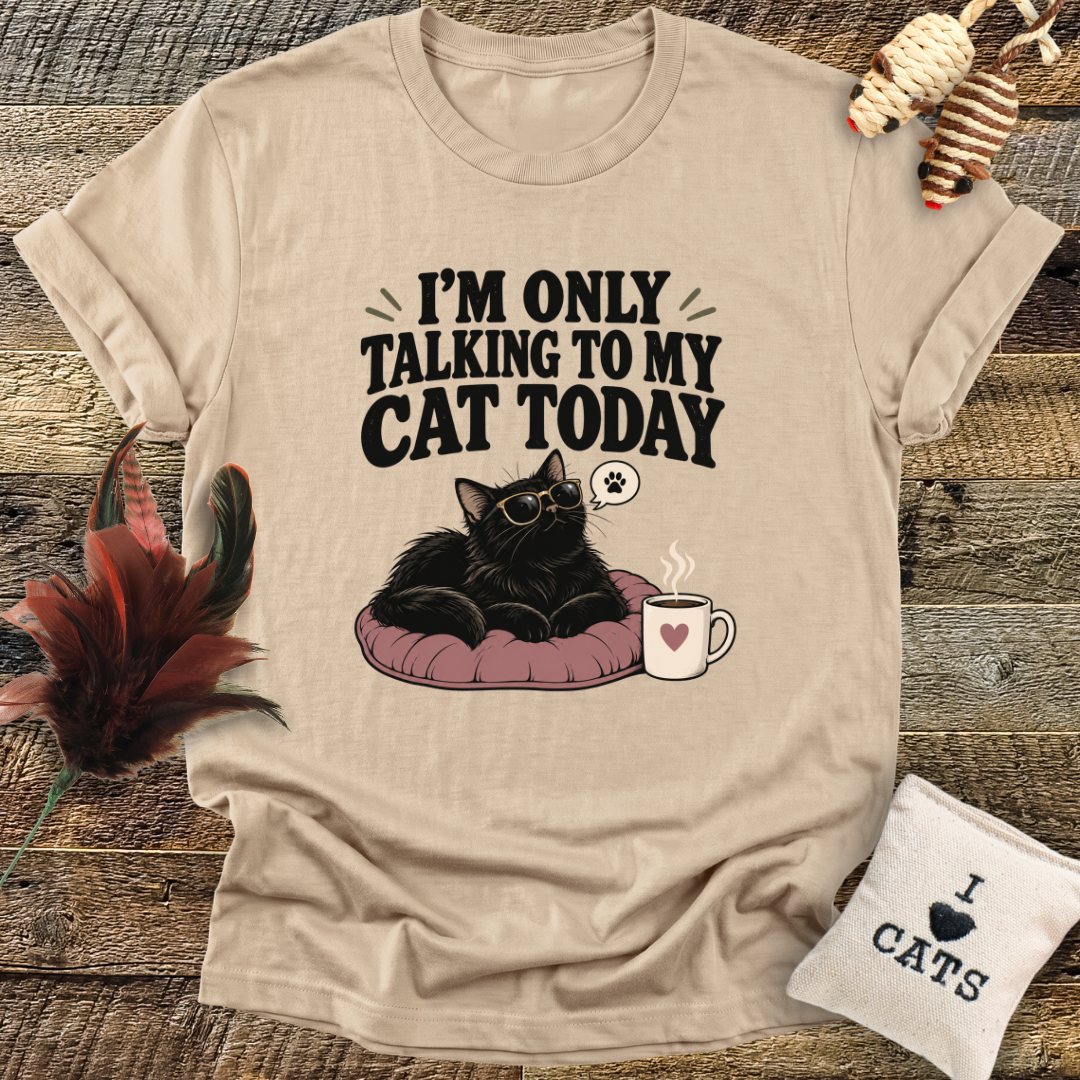 I'm Only Talking To My Cat Today T-Shirt