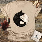 Yin and Yang Cats T-Shirt
